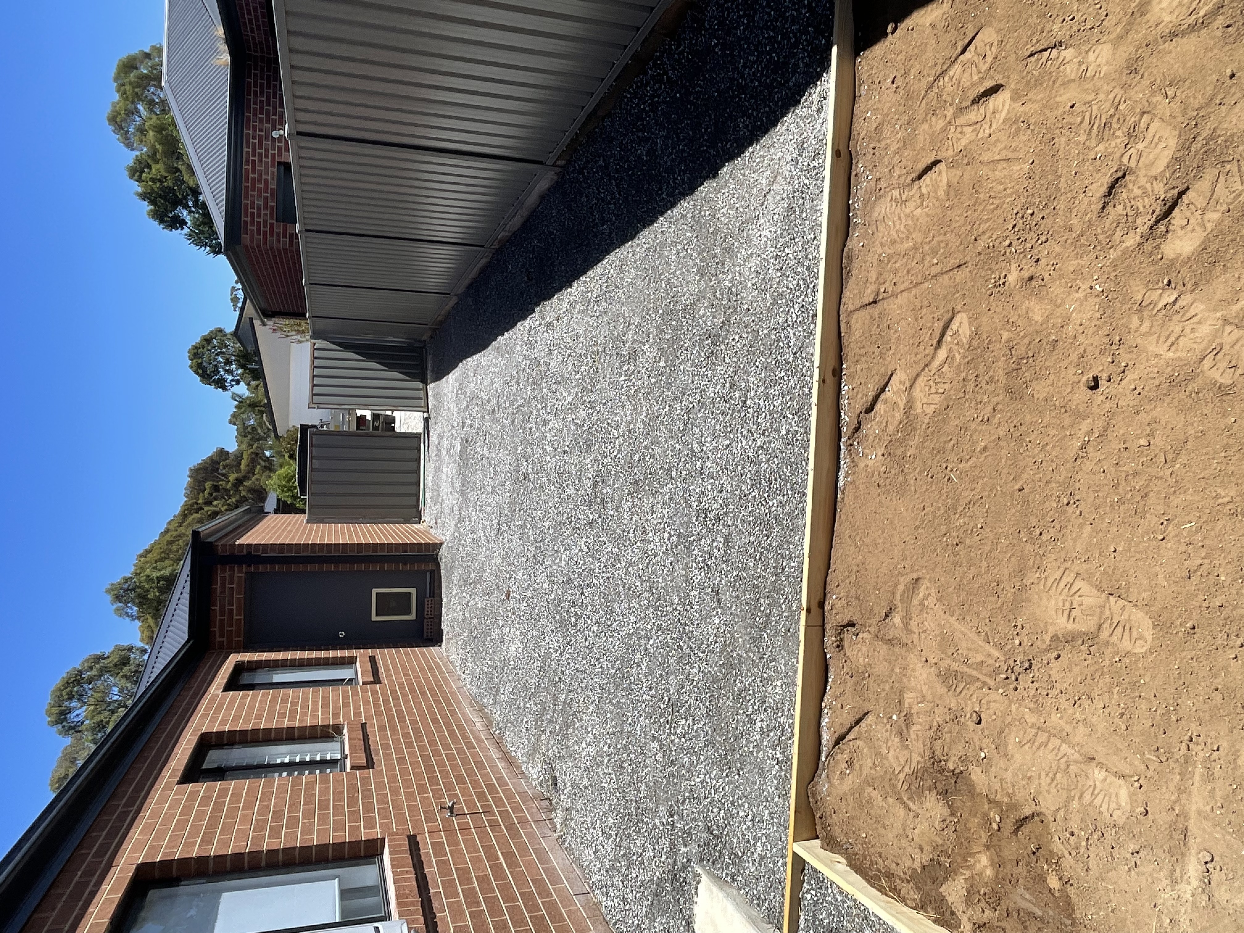 Gravel area preparation